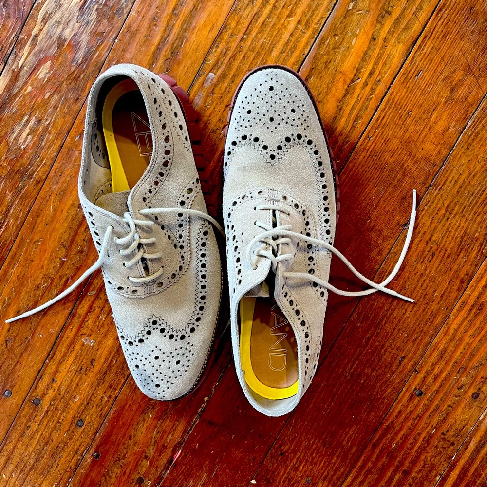 Cole Haan suede oxfords